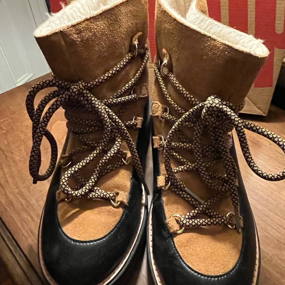 Fit Flop Winter Boots Skandi Suede Ankle Bootie Sz 7